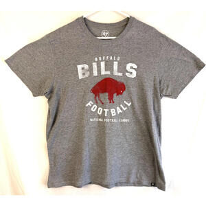 Buffalo Bills Mafia 47 Brand Vintage Logo Football T Tee Shirt Men's XL